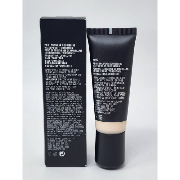 New MAC Pro Longwear Nourishing Waterproof Foundation NW13 - Picture 2 of 3